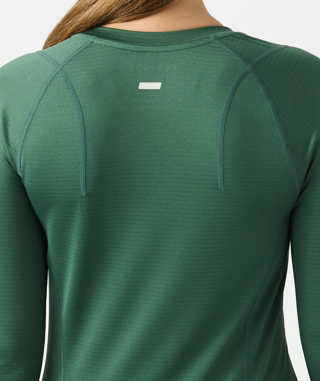 Lily Long Sleeve Dark Moss - 4