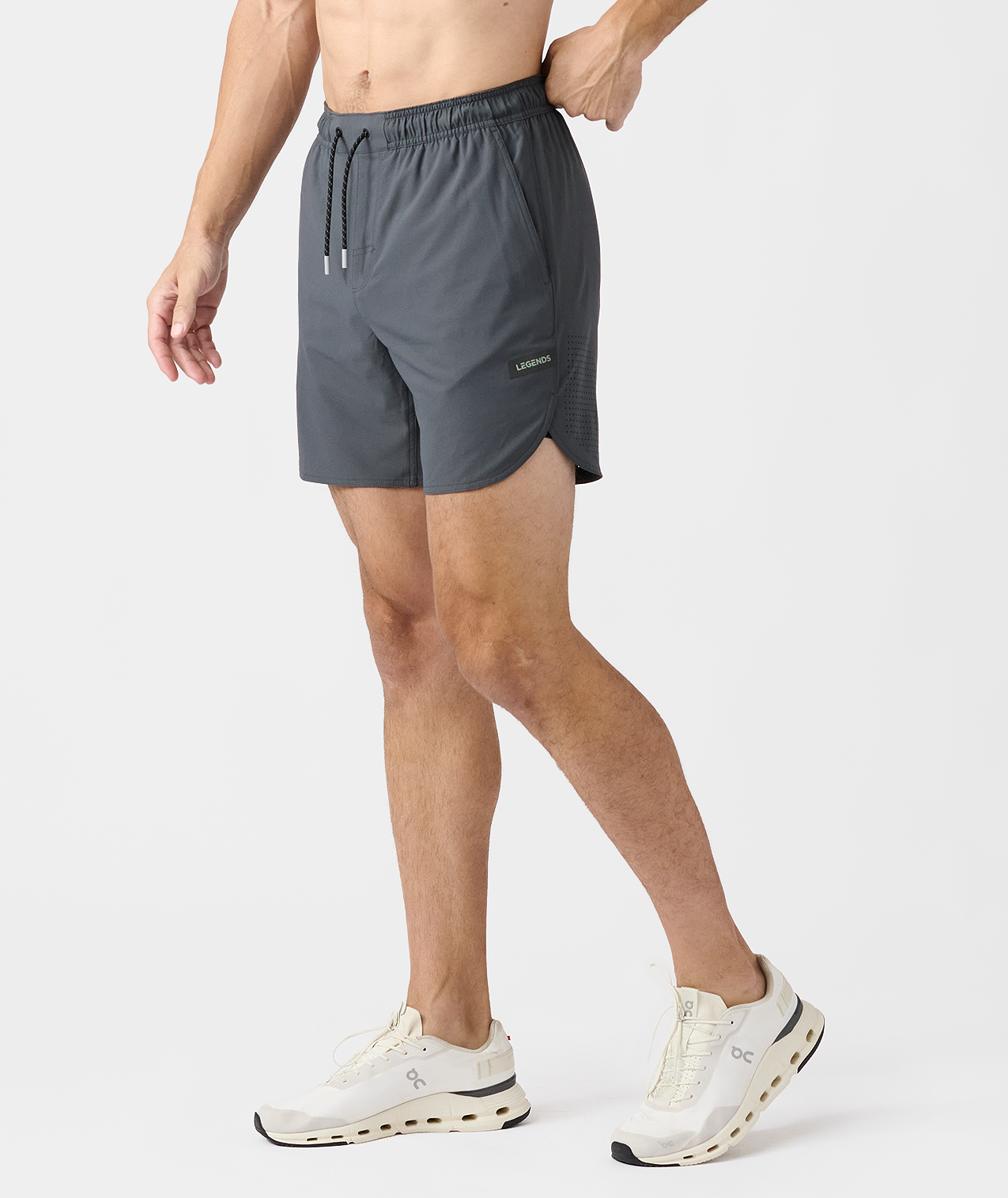 Luka Short Charcoal Gray