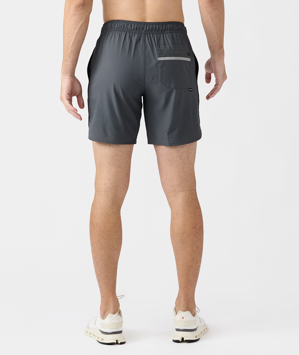 Luka Short Charcoal Gray