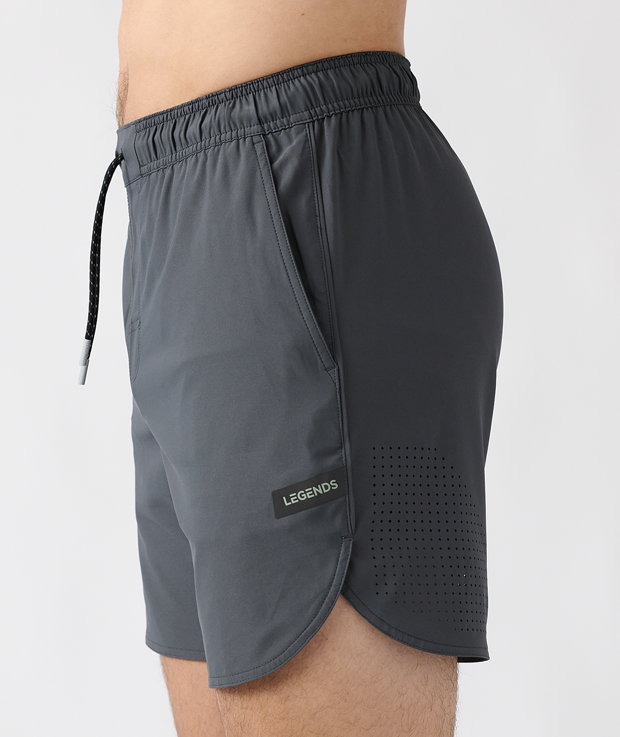 Luka Short Charcoal Gray