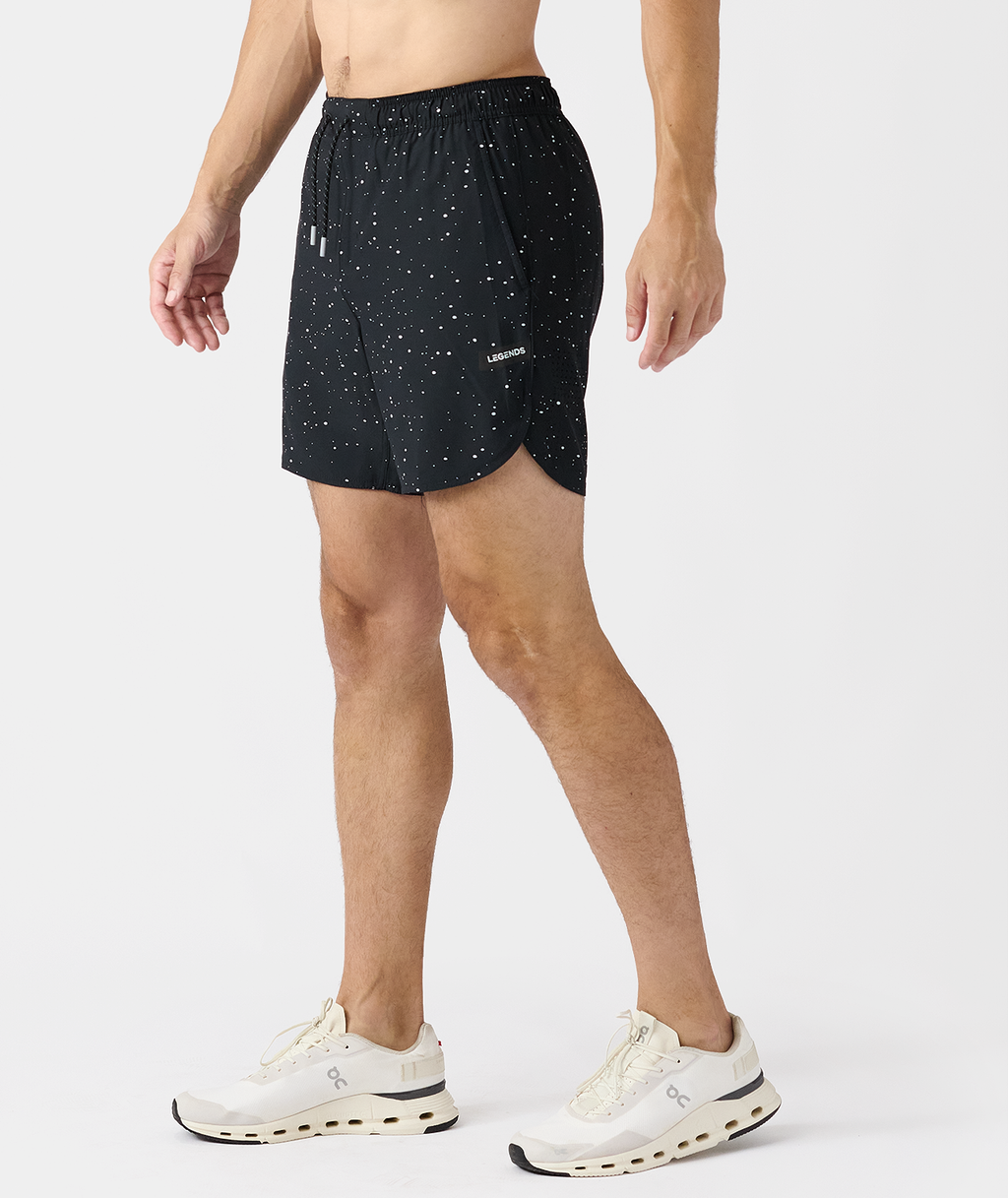 Luka Short Black Splatter