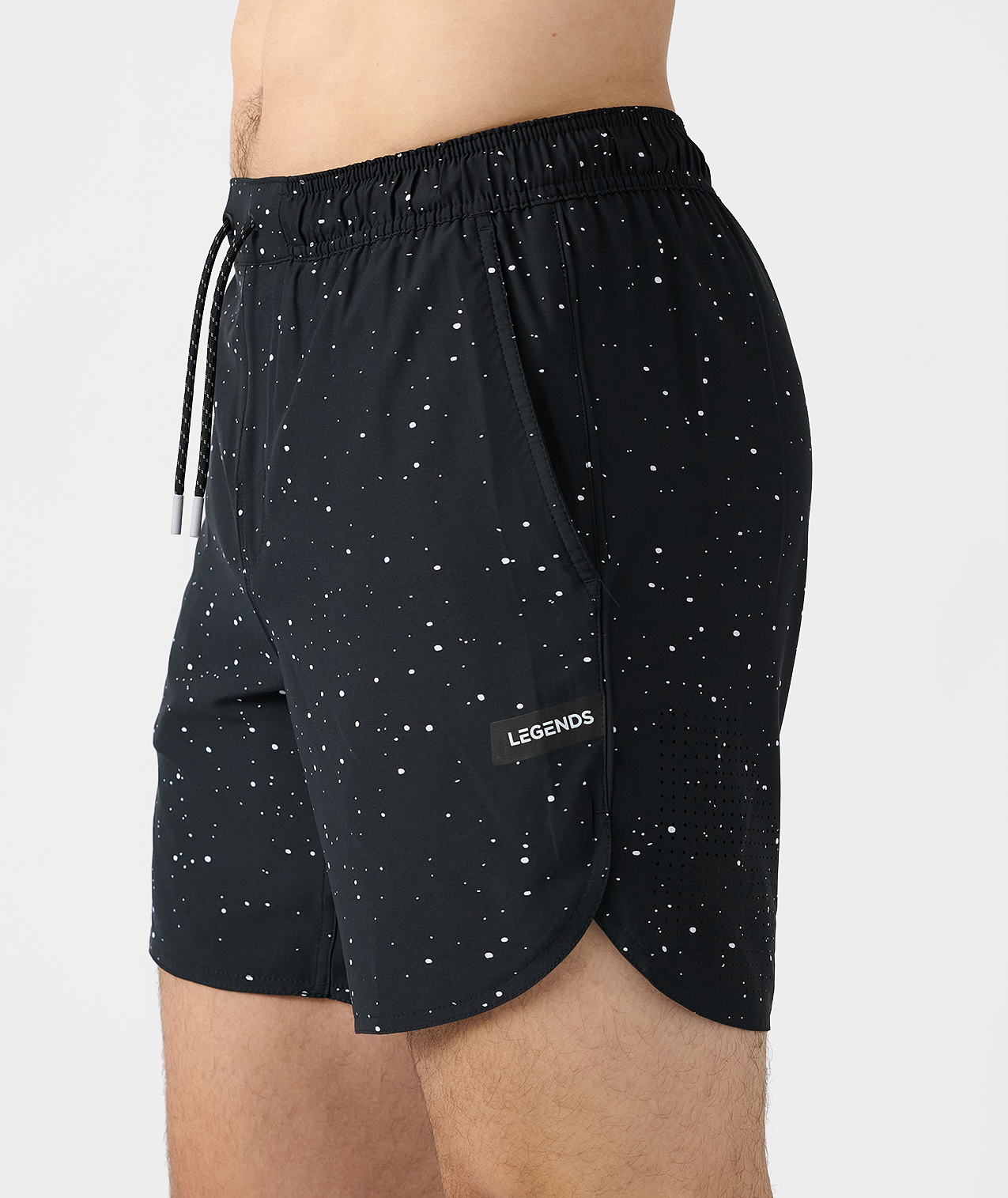 Luka Short Black Splatter