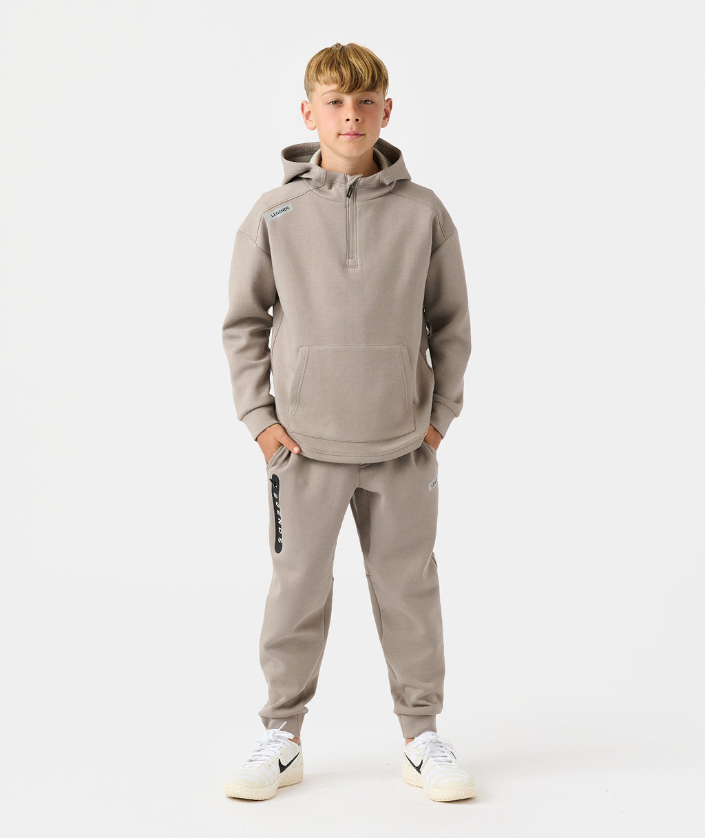 Little Legends Hawthorne Tech Jogger Taupe Heather - 7