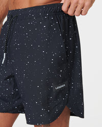 Luka Short Black Splatter