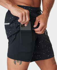 Luka Short Black Splatter