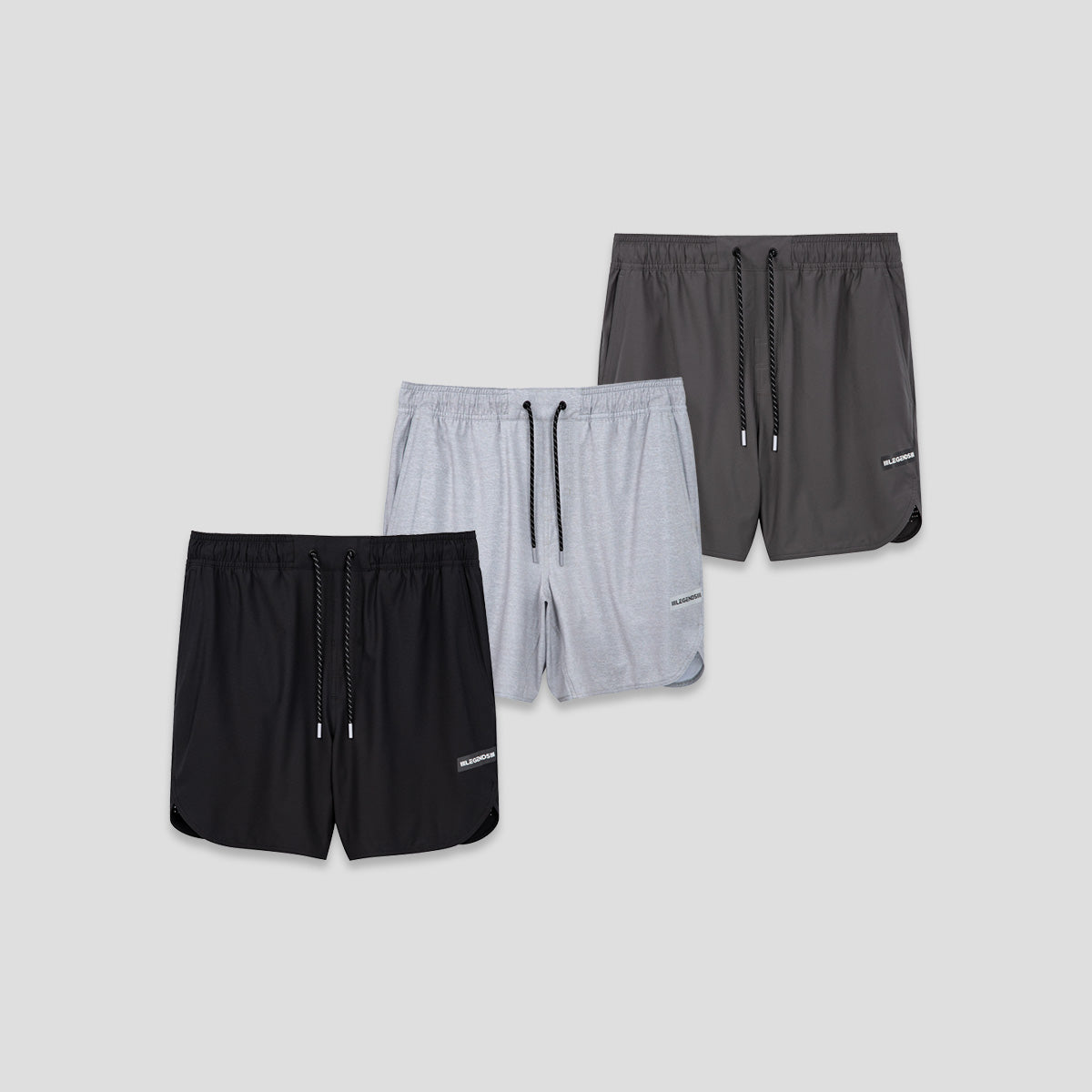 Fear of God Essentials Volley Shorts Black Reflective - FW20 - US