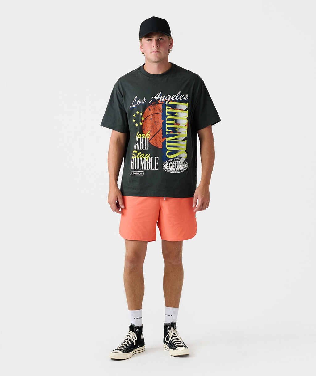 Heritage Oversized Tee WHSH Faded Black - 5