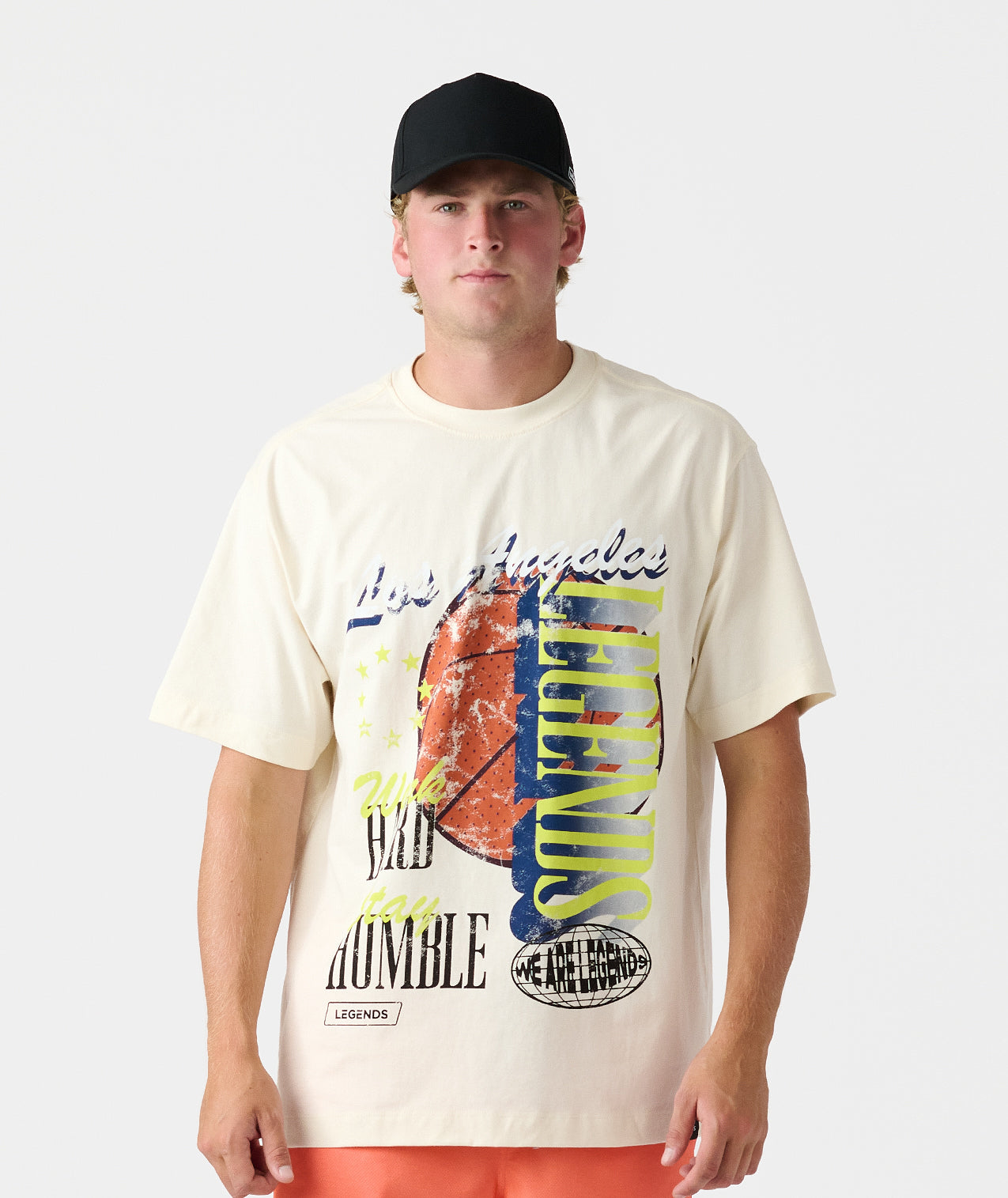 Heritage Oversized Tee WHSH Natural White - 1