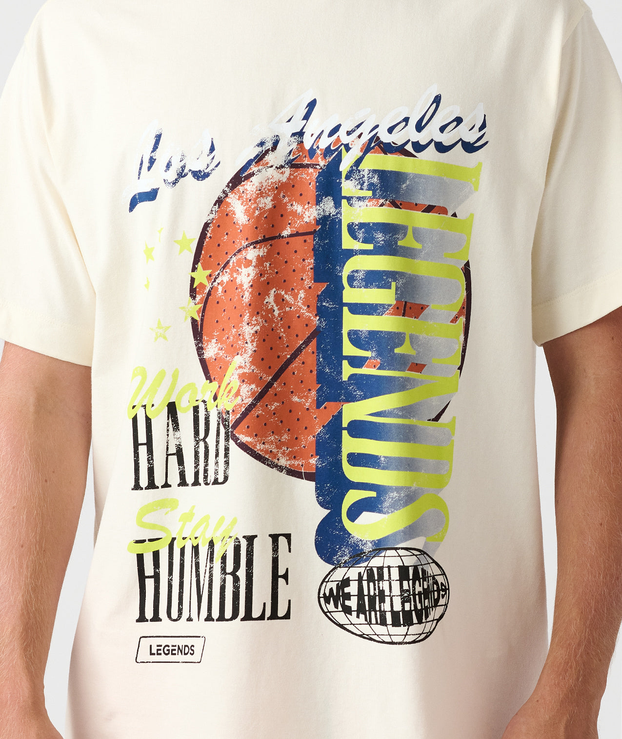 Heritage Oversized Tee WHSH Natural White - 3