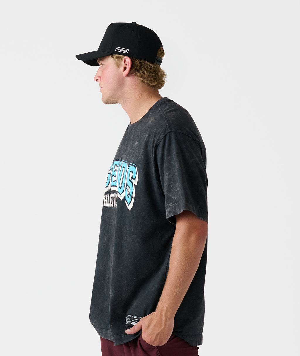 Heritage Oversized Tee AC Washed Charcoal - 3