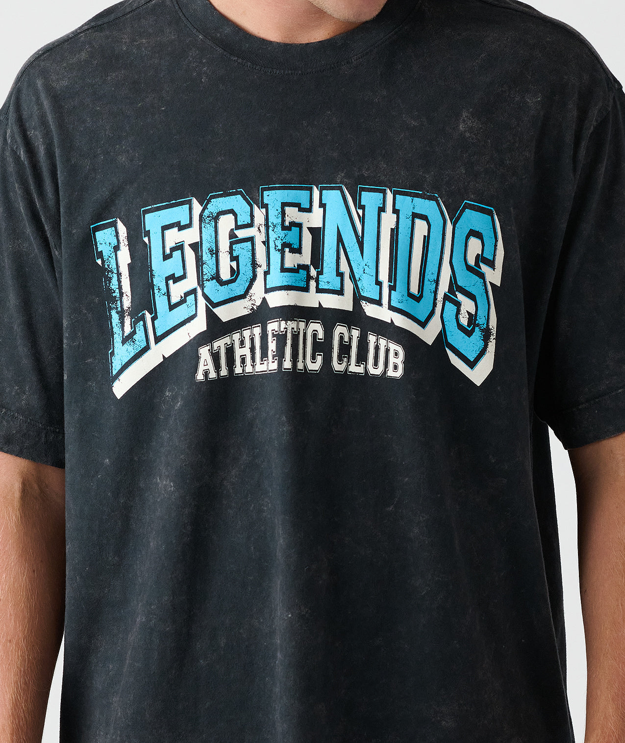 Heritage Oversized Tee AC Washed Charcoal - 4