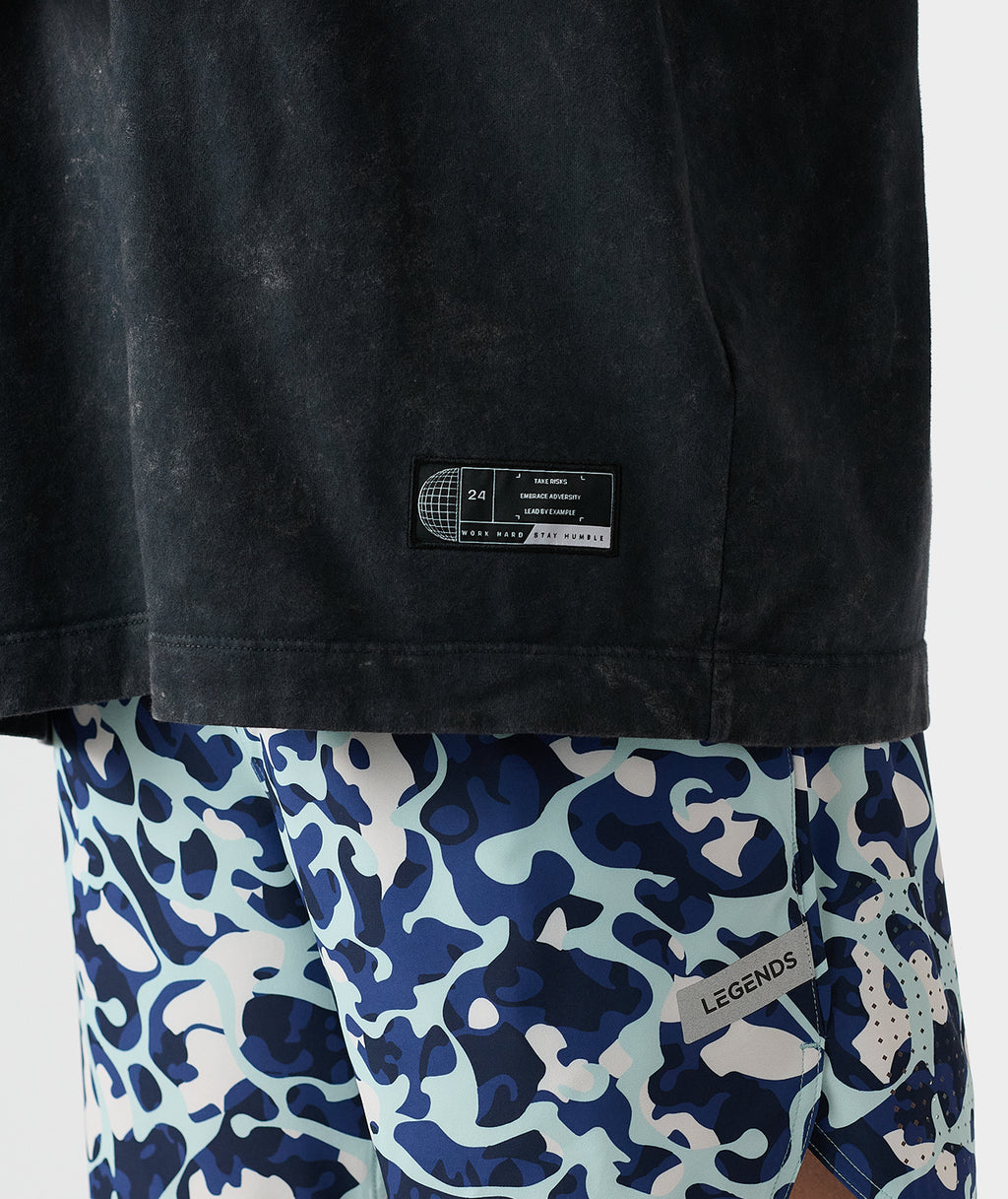 Heritage Oversized Tee AC Washed Charcoal - 5