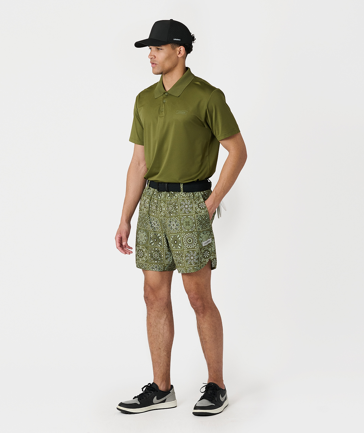 Luka Golf Short Paisley Tile Cypress - 8