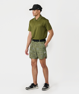 Luka Golf Short Paisley Tile Cypress - 8