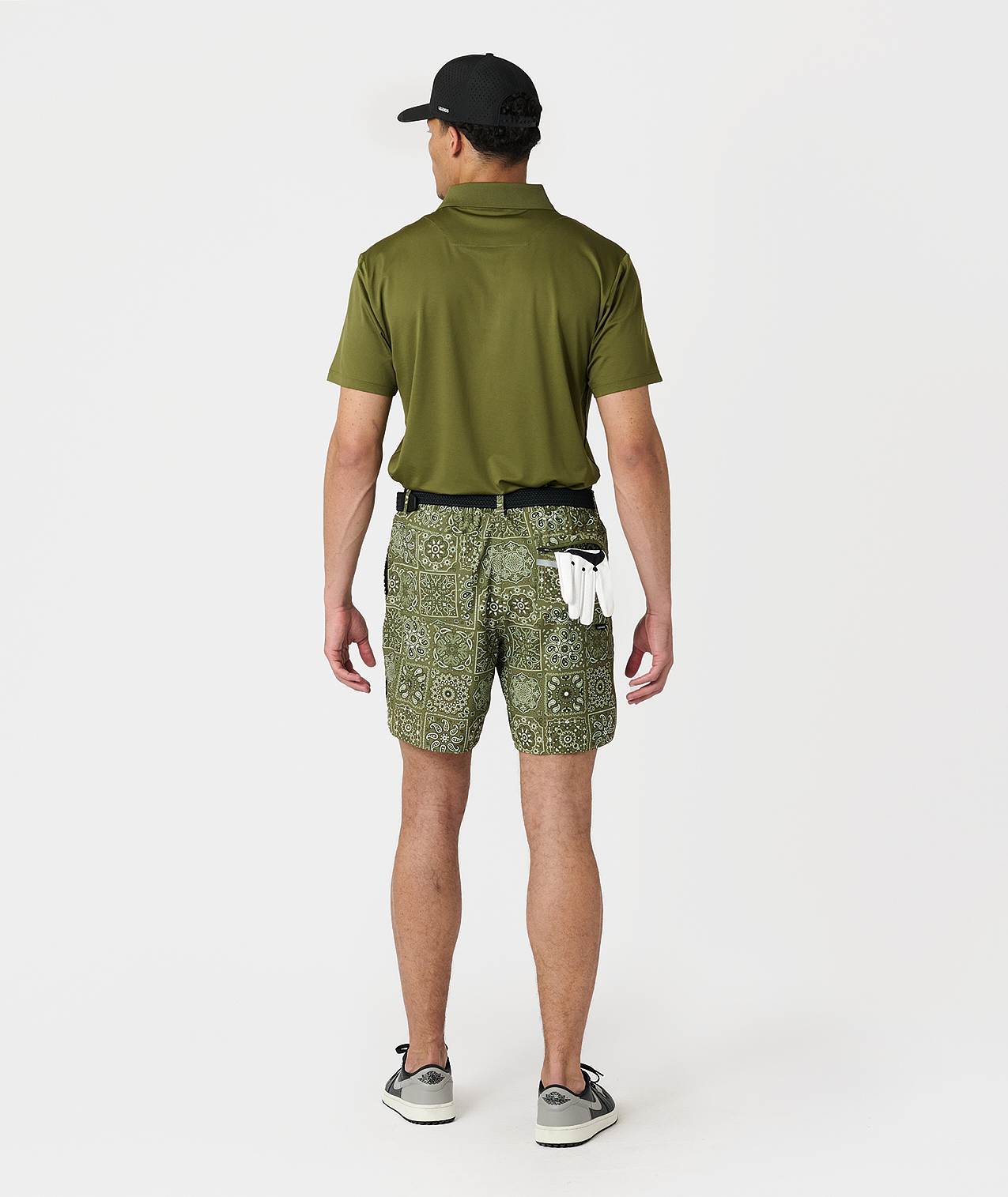 Luka Golf Short Paisley Tile Cypress - 9