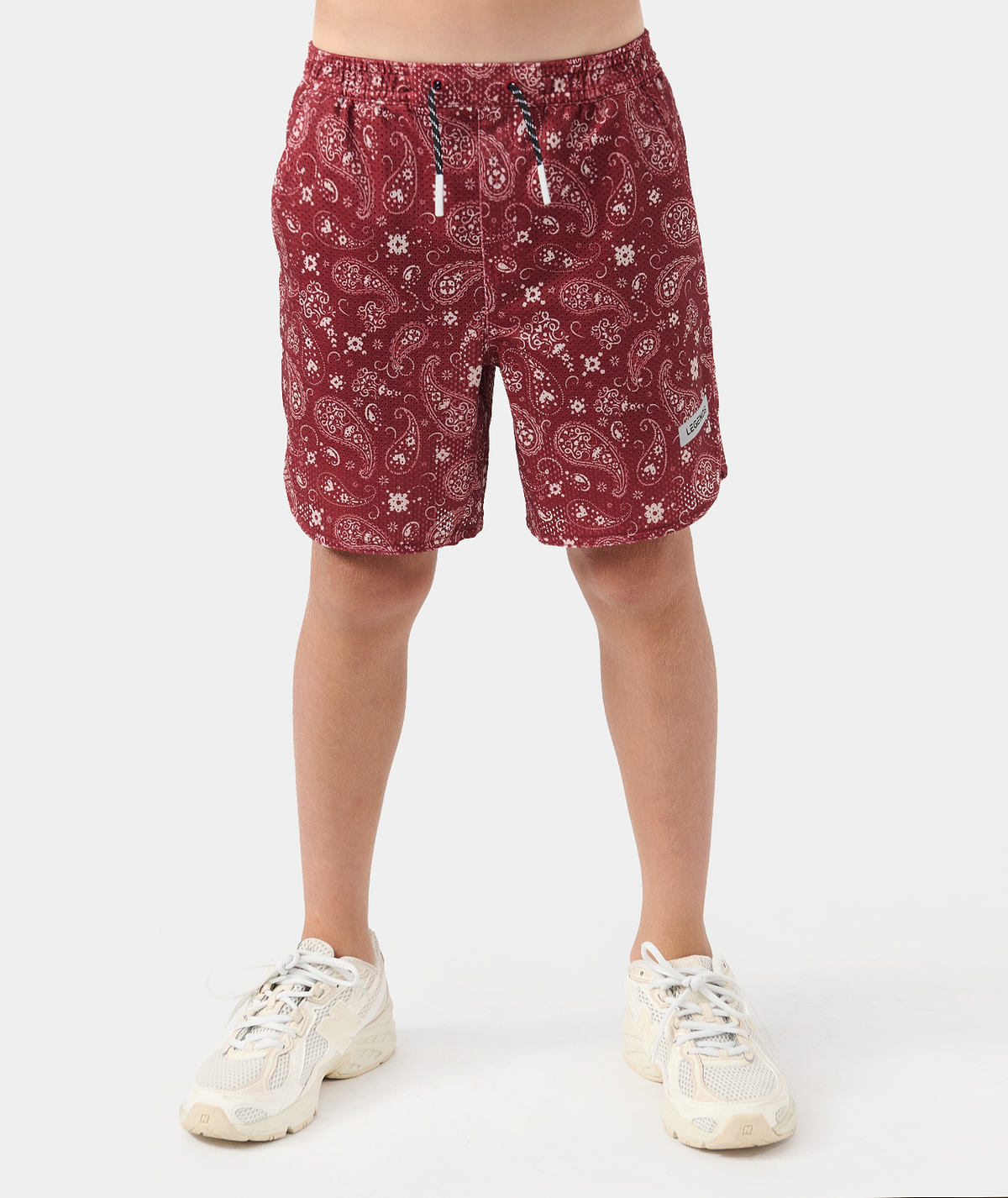 Little Legends Luka Mesh Short Crimson Paisley - 6
