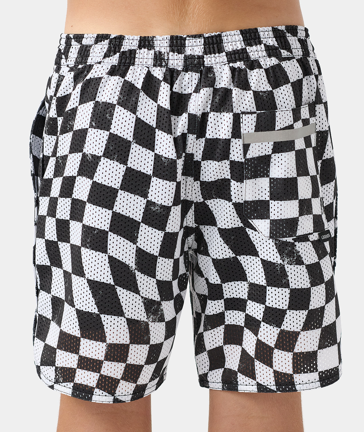 Little Legends Luka Mesh Short Warped Checkers - 4