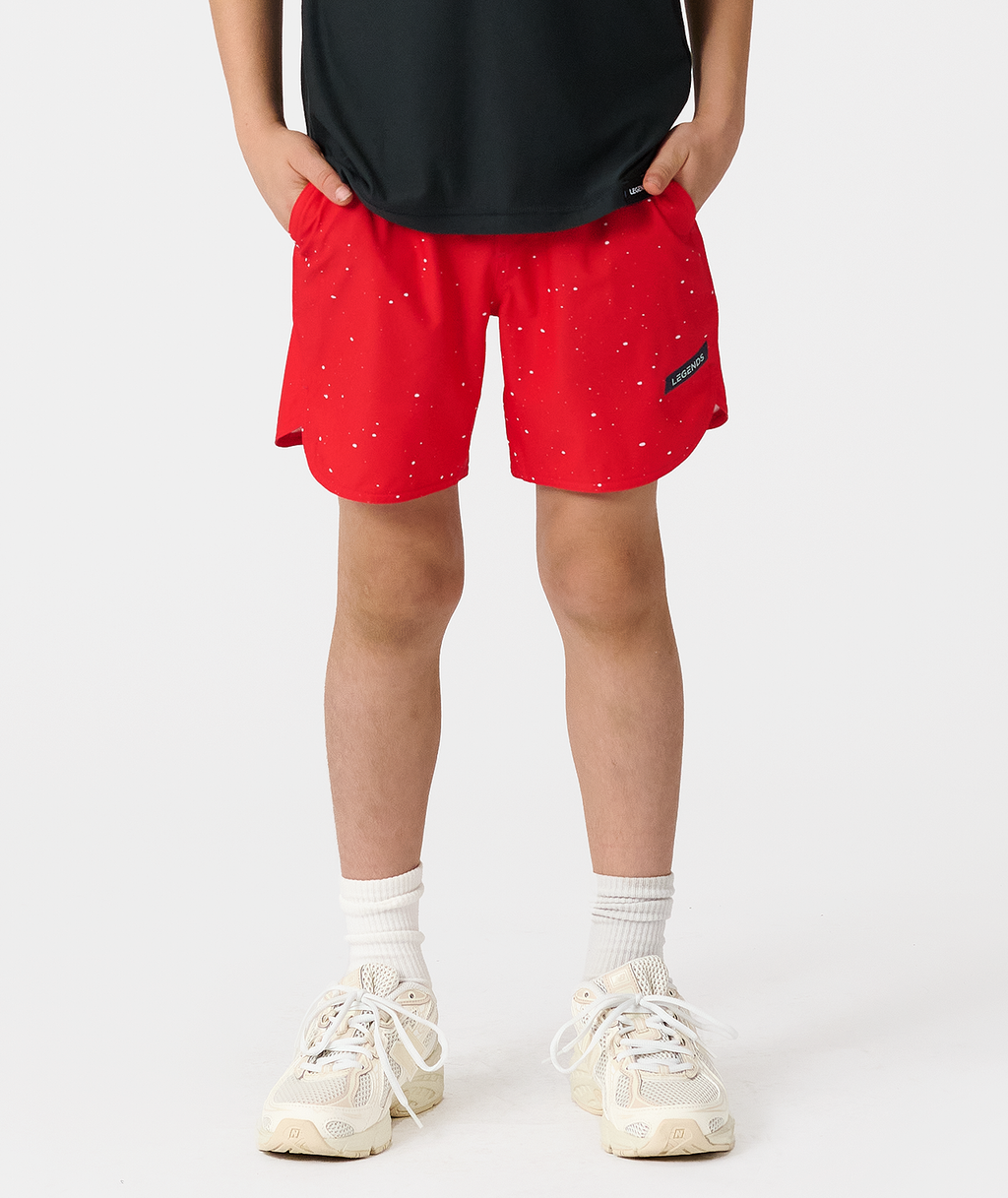 Little Legends Luka Short Red Splatter - 1