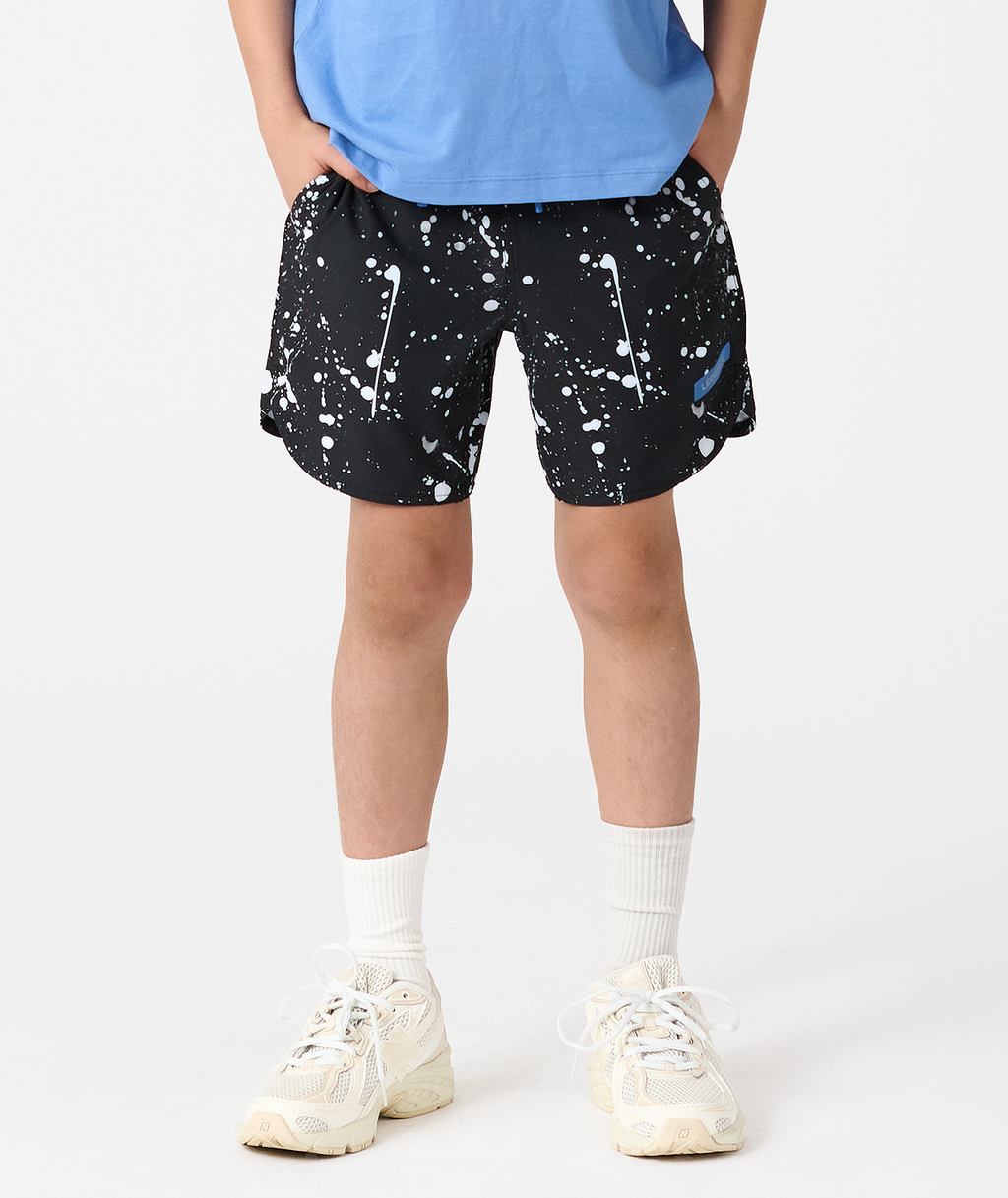 Little Legends Luka Short Graffiti Drip Black - 1