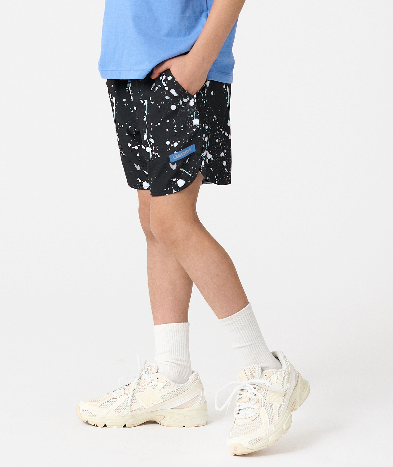 Little Legends Luka Short Graffiti Drip Black - 2