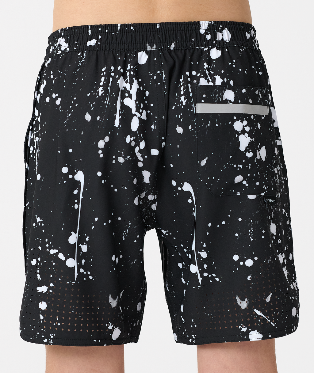 Little Legends Luka Short Graffiti Drip Black - 4