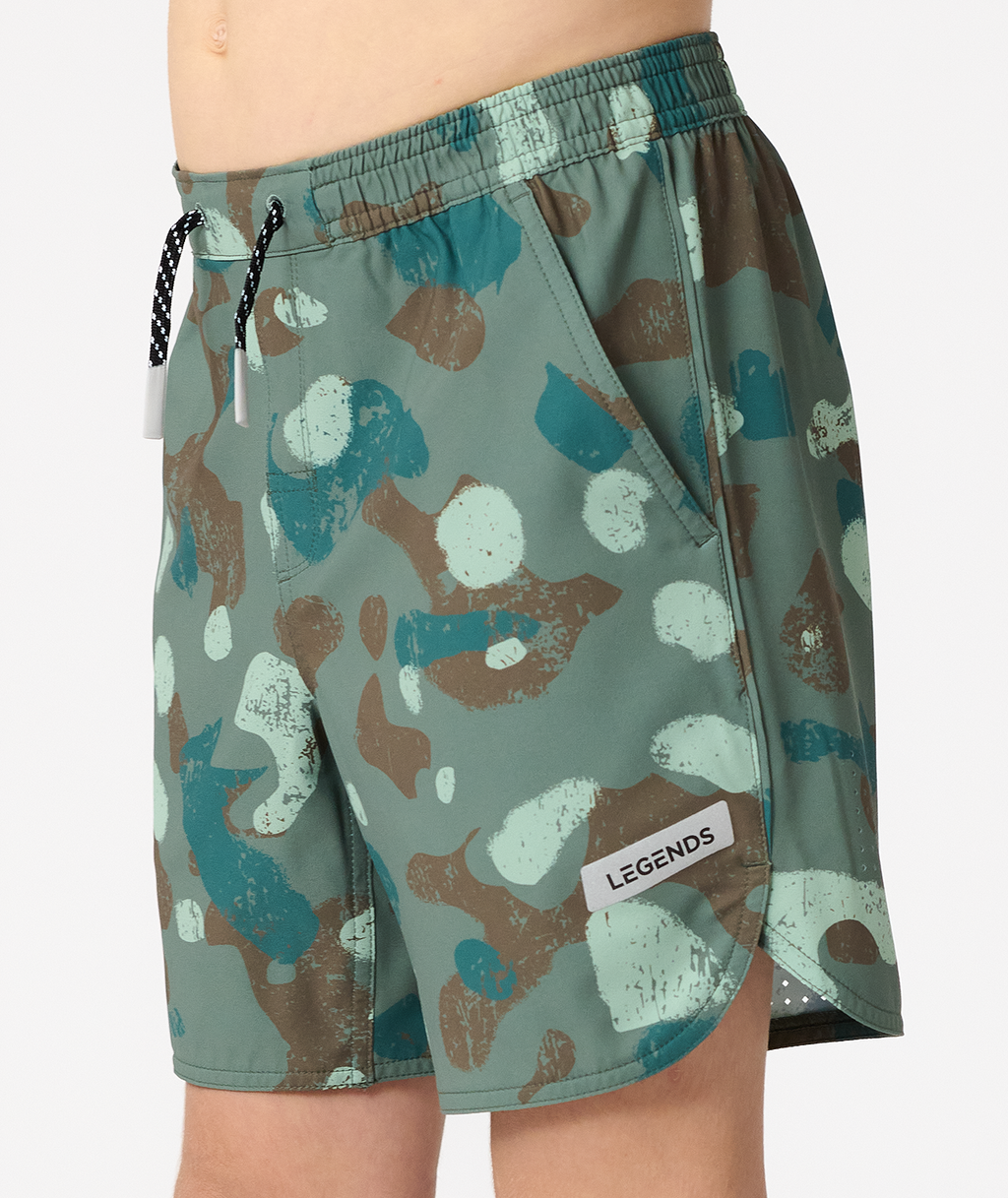 Little Legends Luka Short Hunter Green Camo