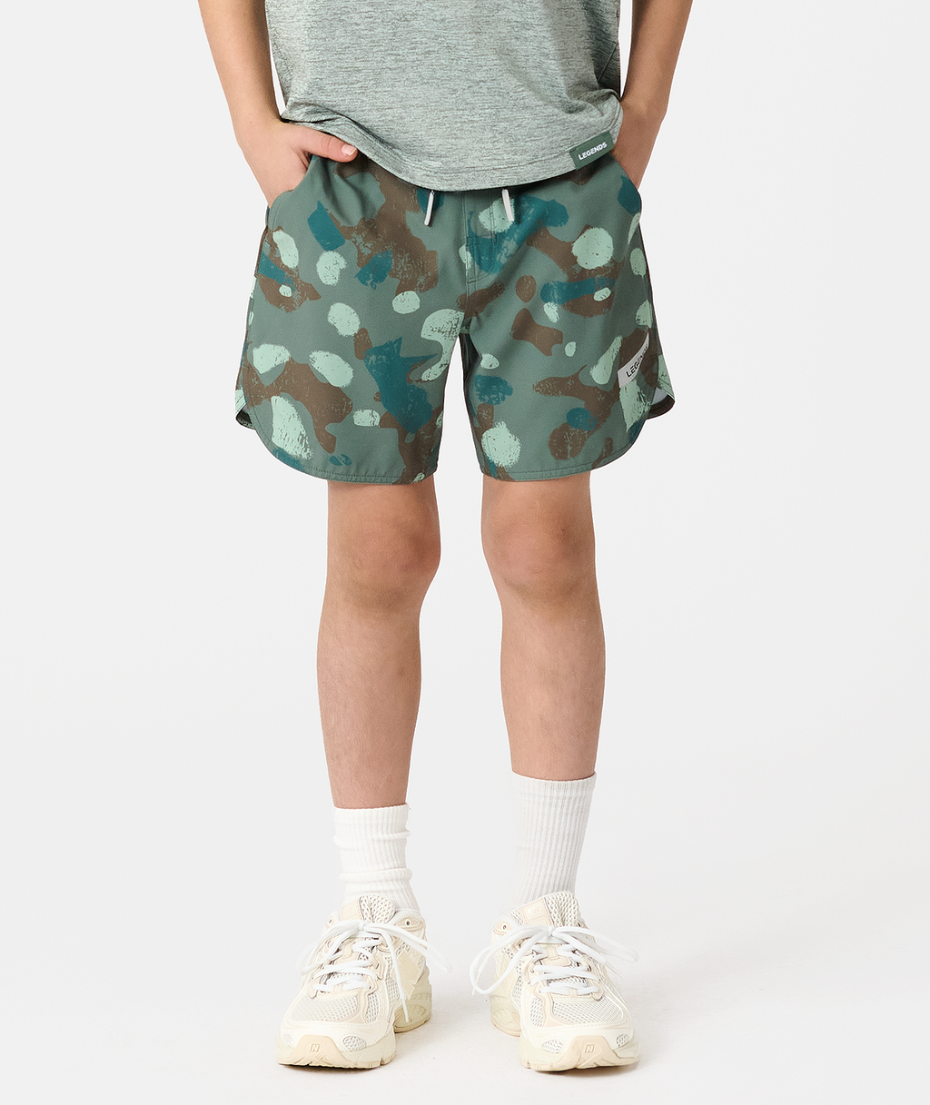 Little Legends Luka Short Hunter Green Camo