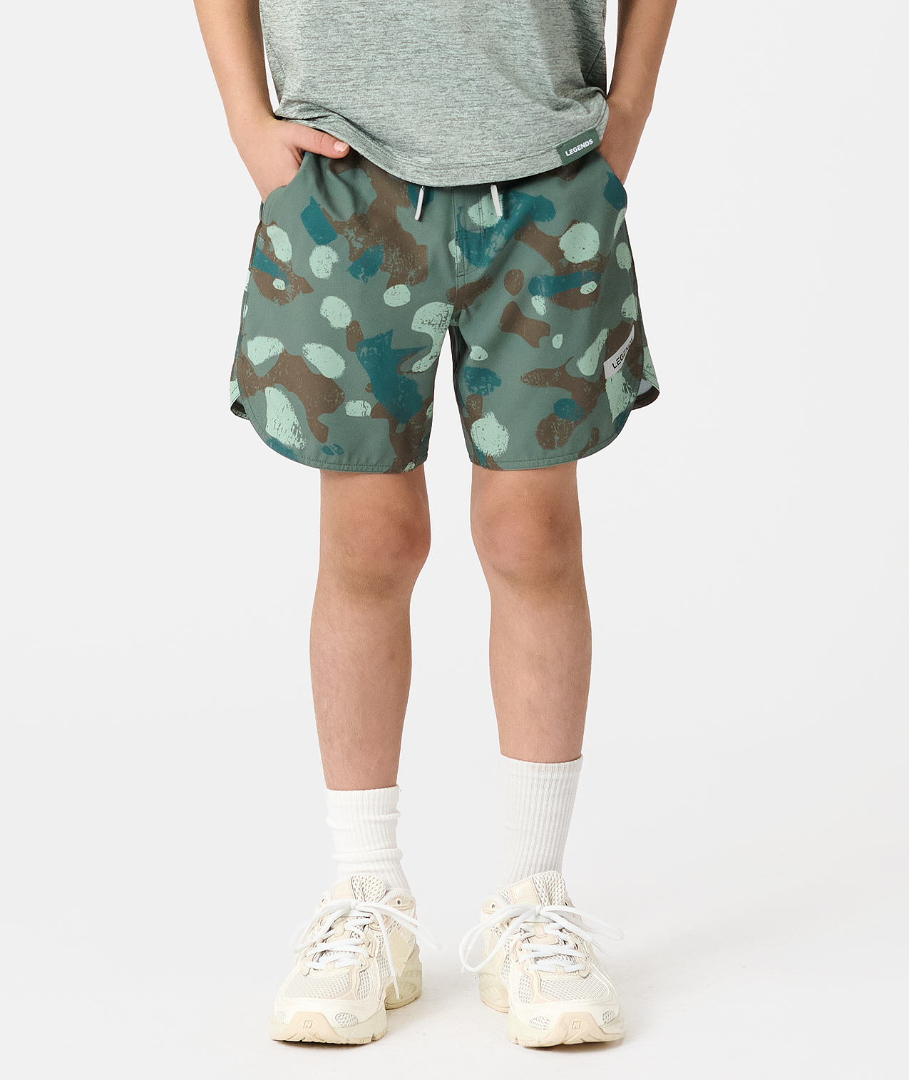 Little Legends Luka Short Hunter Green Camo