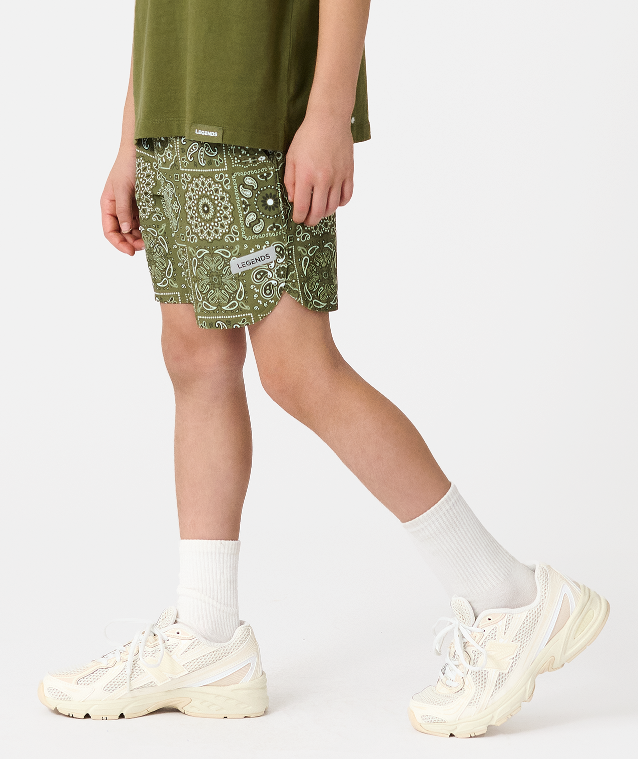 Little Legends Luka Short Paisley Tile Cypress