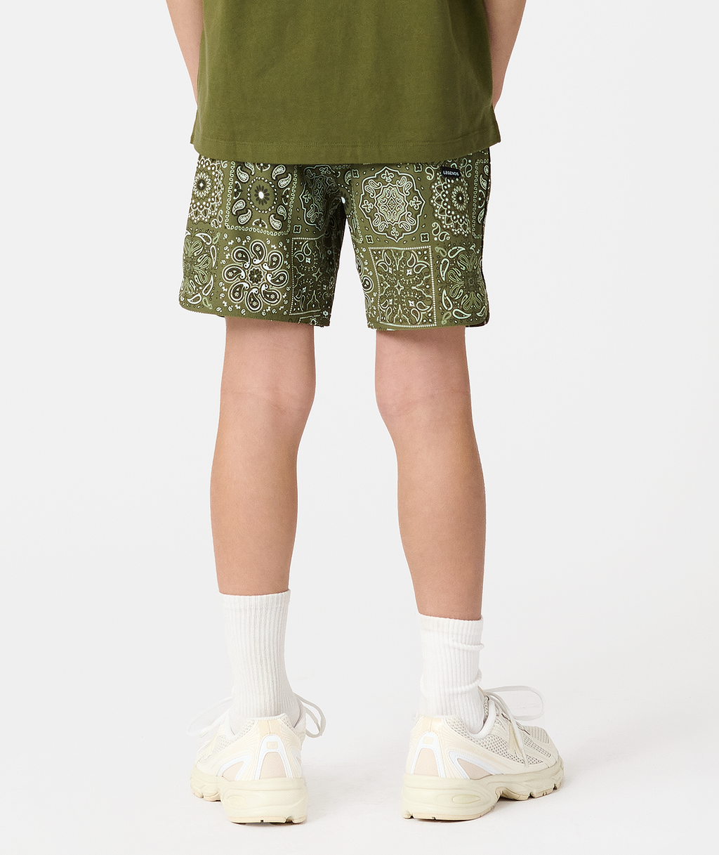 Little Legends Luka Short Paisley Tile Cypress