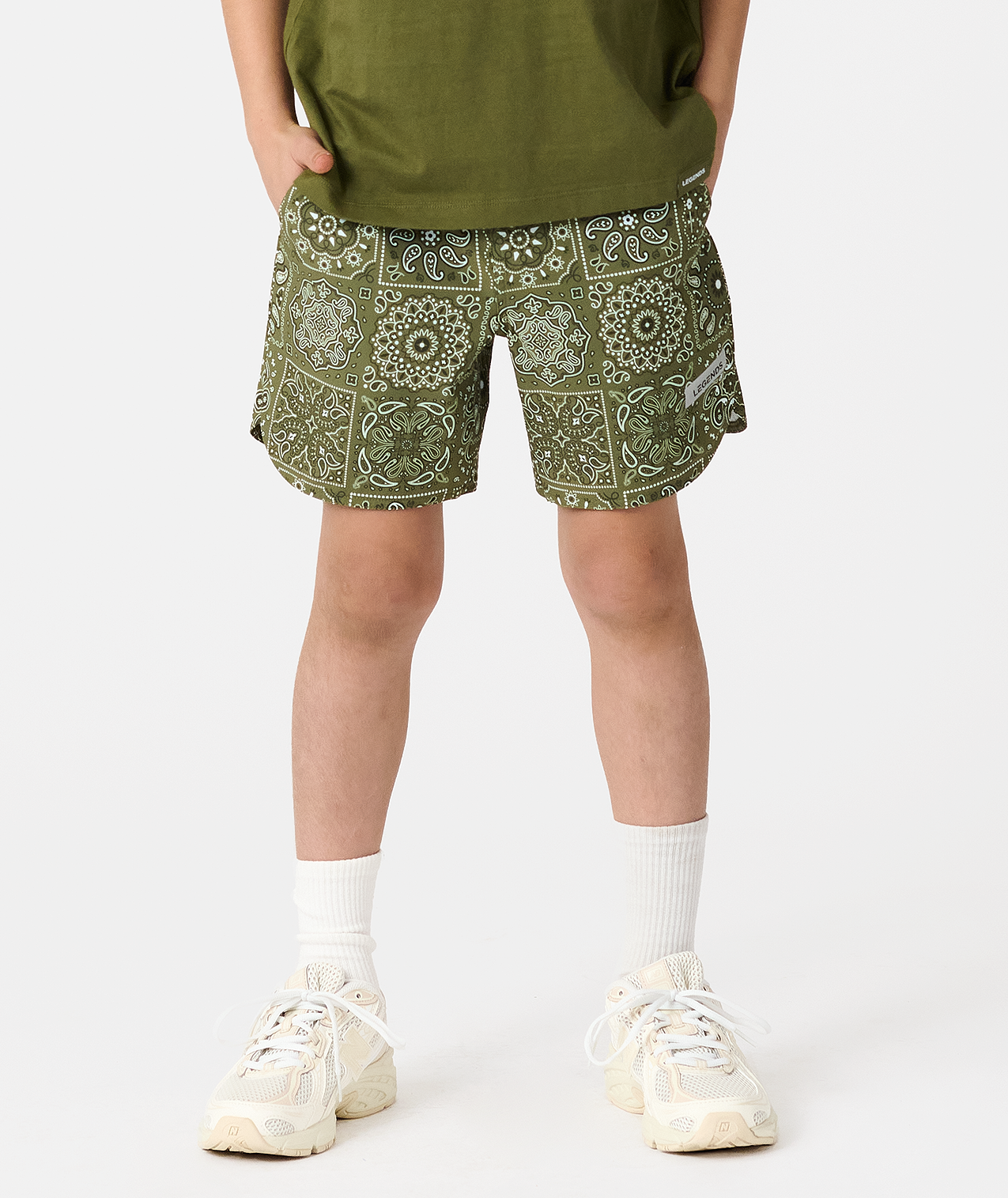 Little Legends Luka Short Paisley Tile Cypress