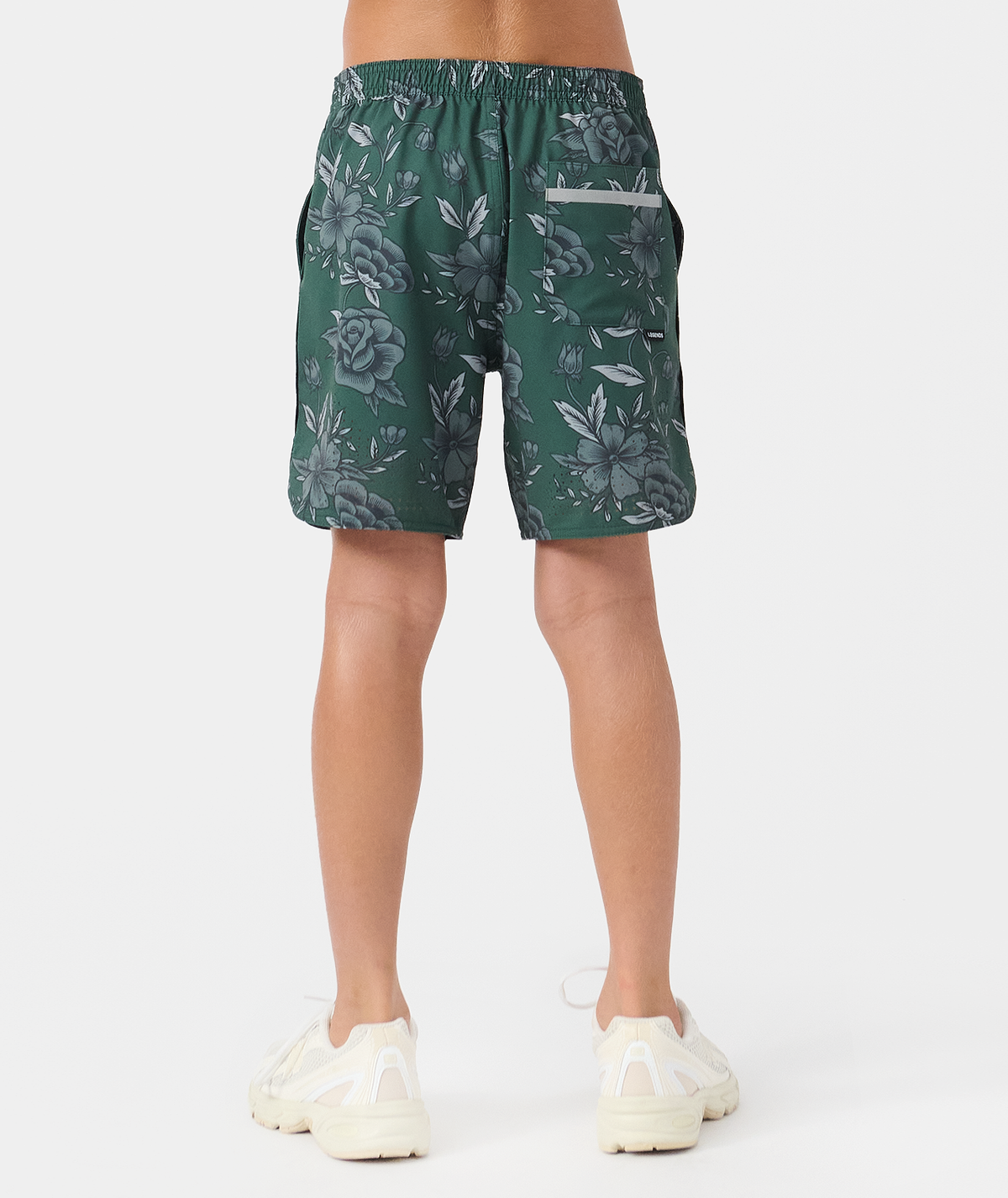 Little Legends Luka Short Vintage Floral Dark Moss - 2