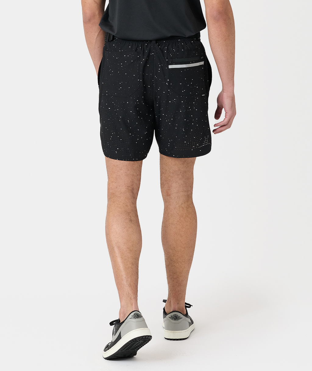 Luka Golf Short Black Splatter - 4