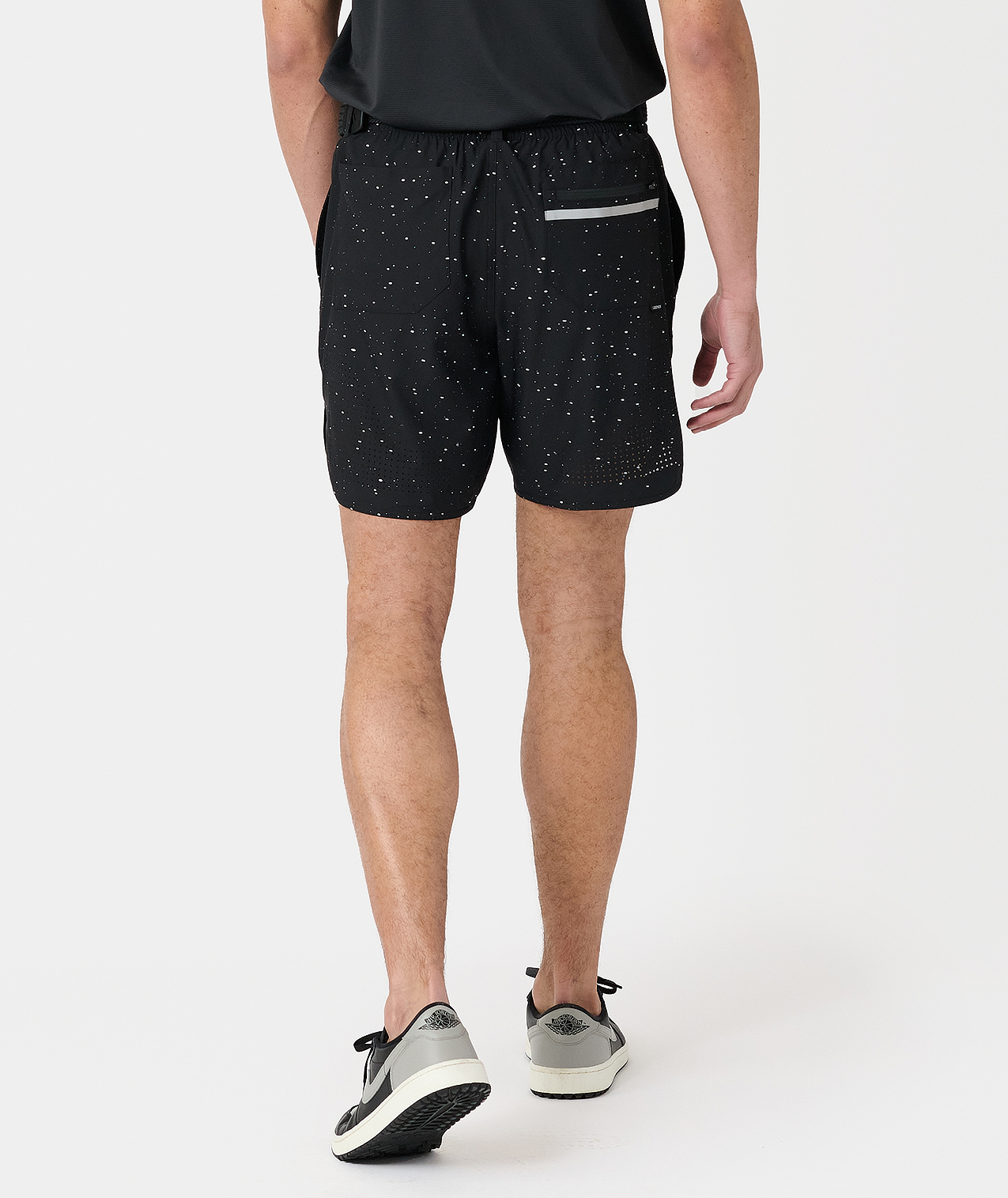 Luka Golf Short Black Splatter - 4