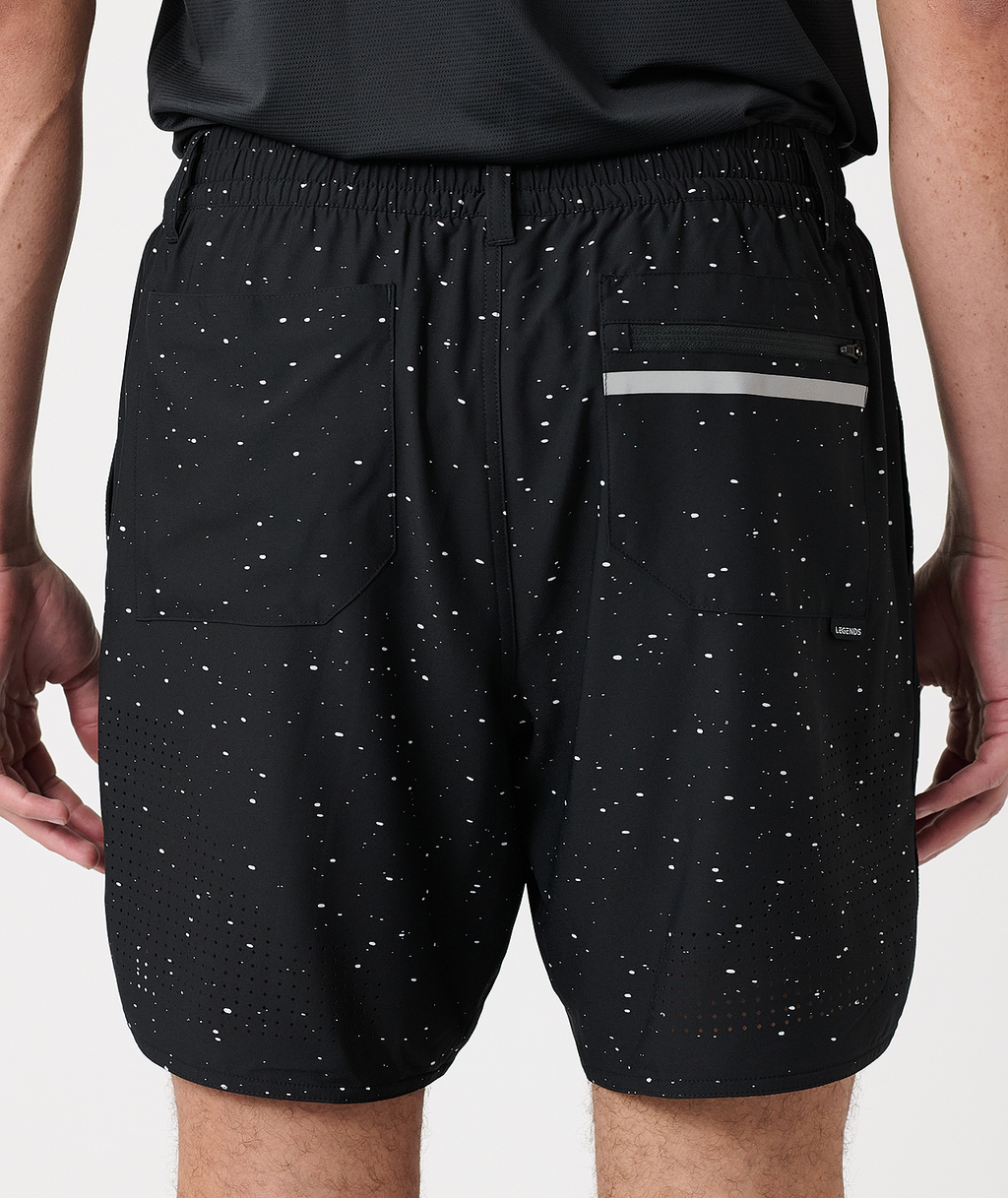Luka Golf Short Black Splatter - 6