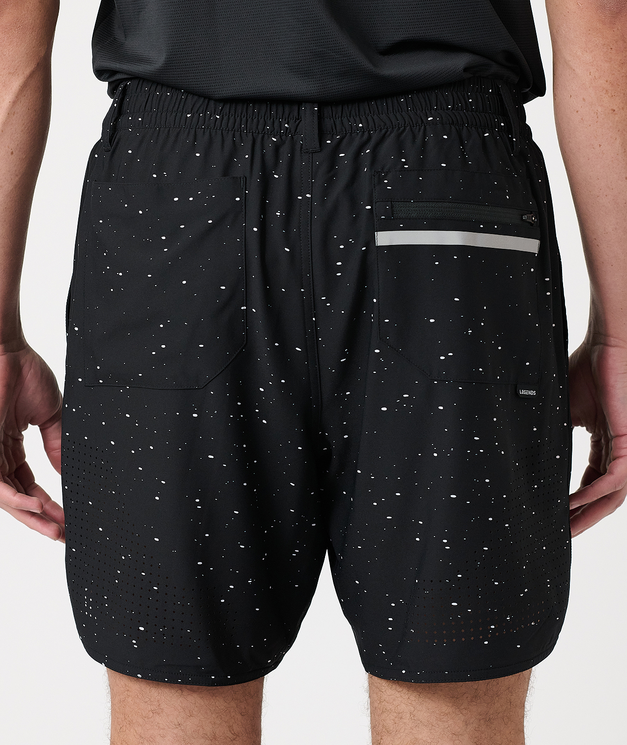 Luka Golf Short Black Splatter - 6