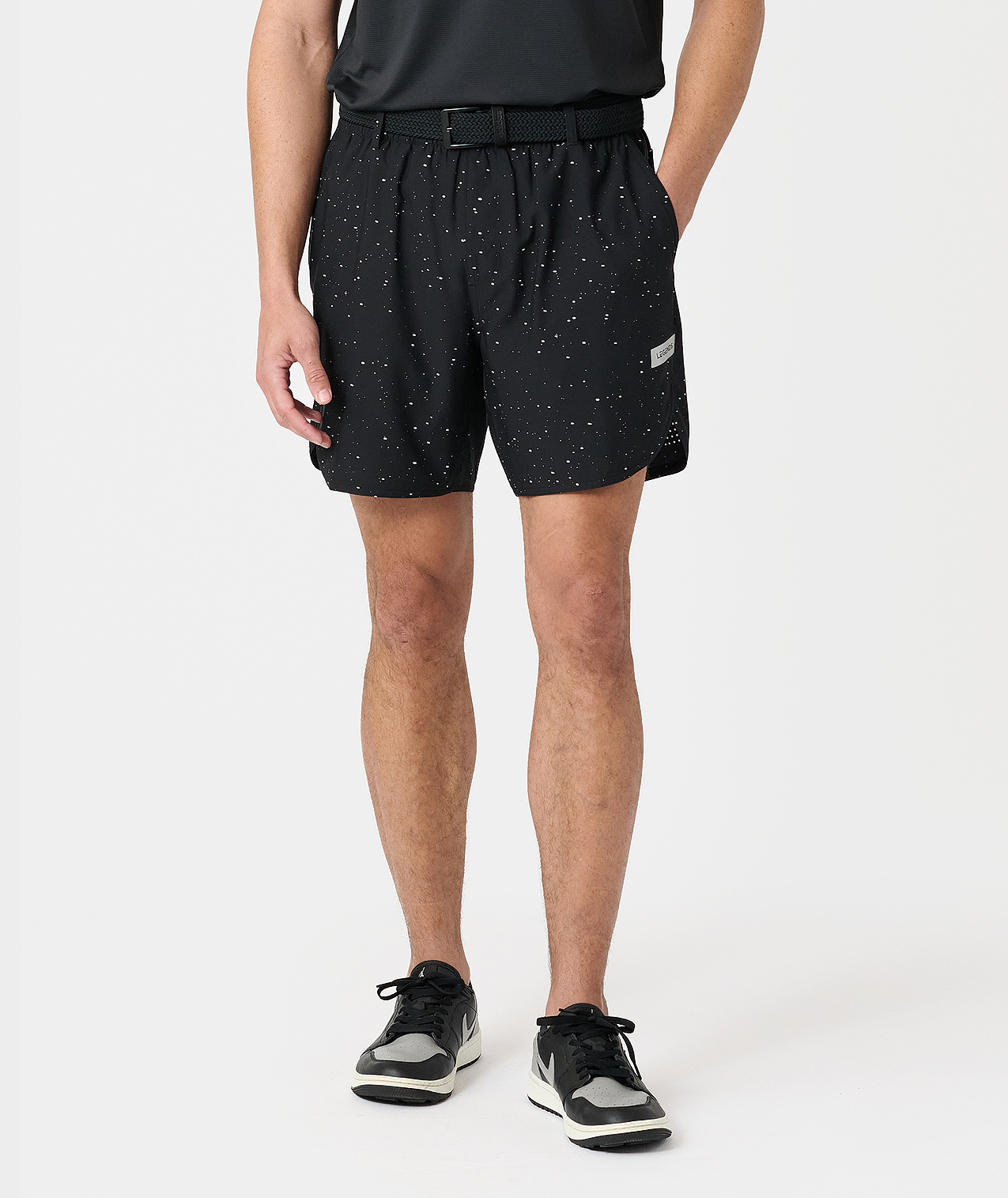 Luka Golf Short Black Splatter - 1