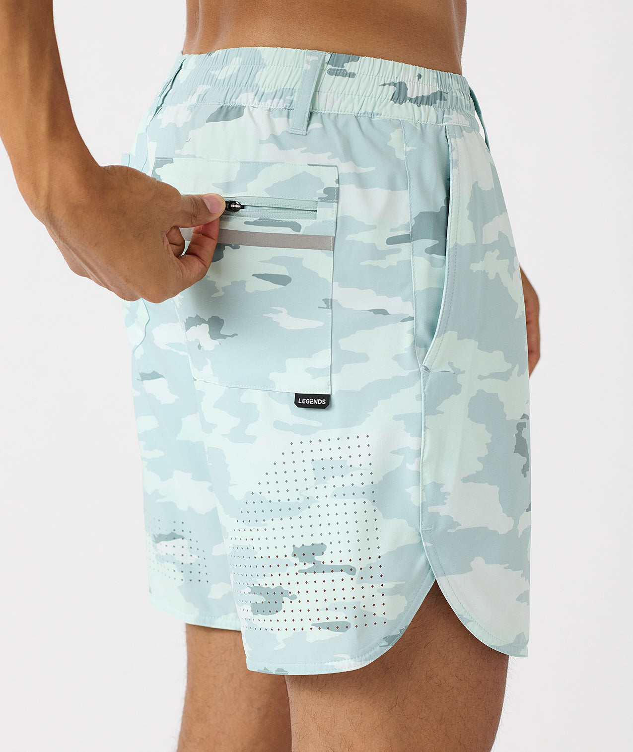 Luka Golf Short Cloud Blue Camo - 6