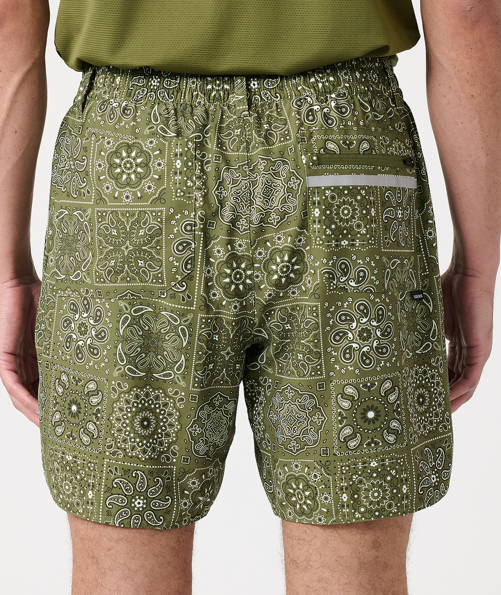 Luka Golf Short Paisley Tile Cypress - 5