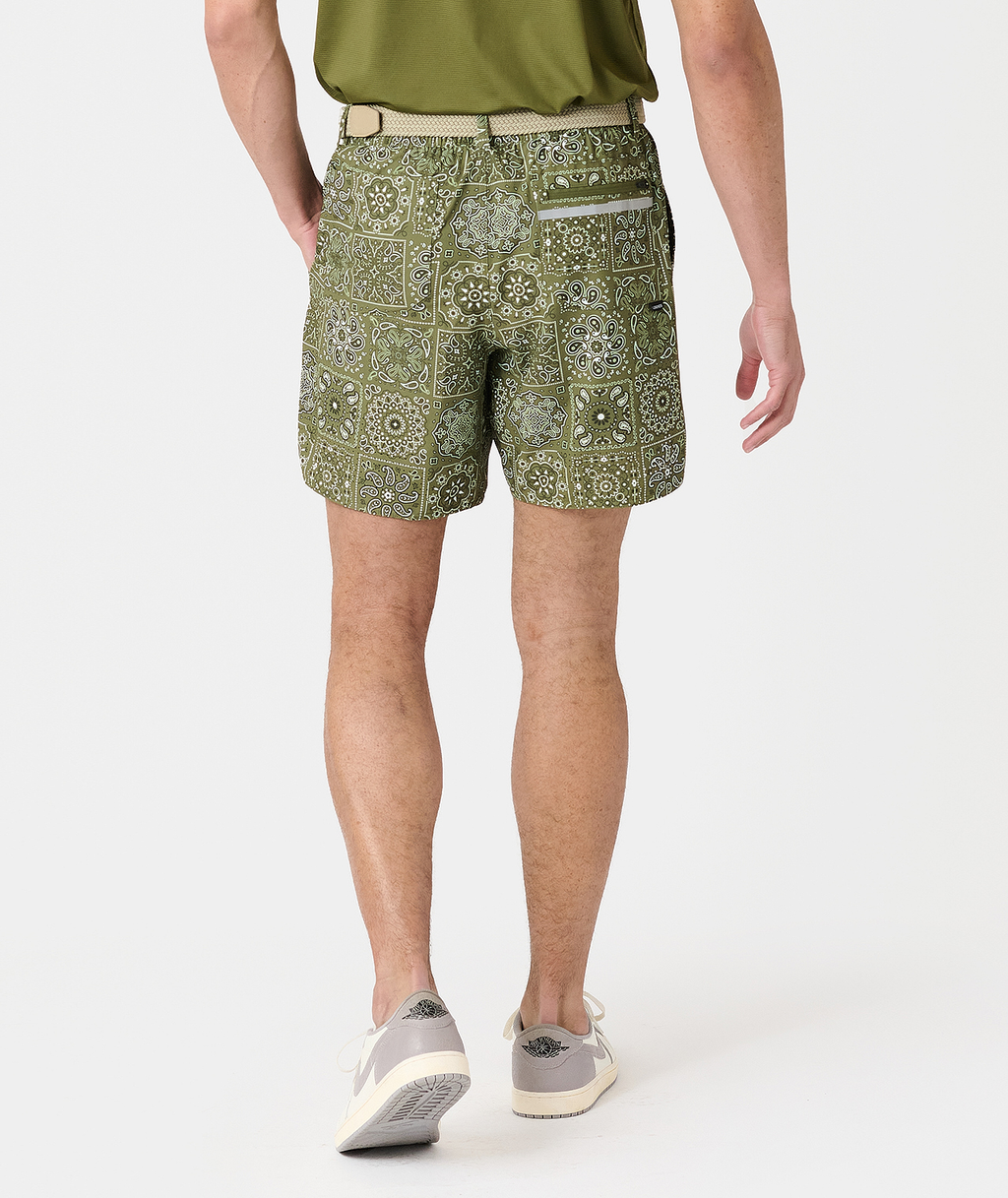 Luka Golf Short Paisley Tile Cypress - 6
