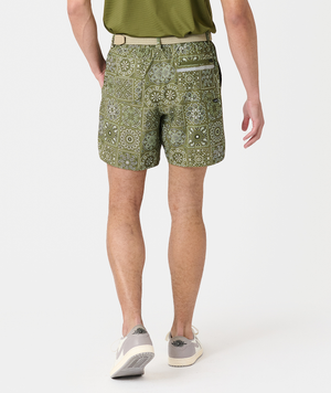 Luka Golf Short Paisley Tile Cypress - 6