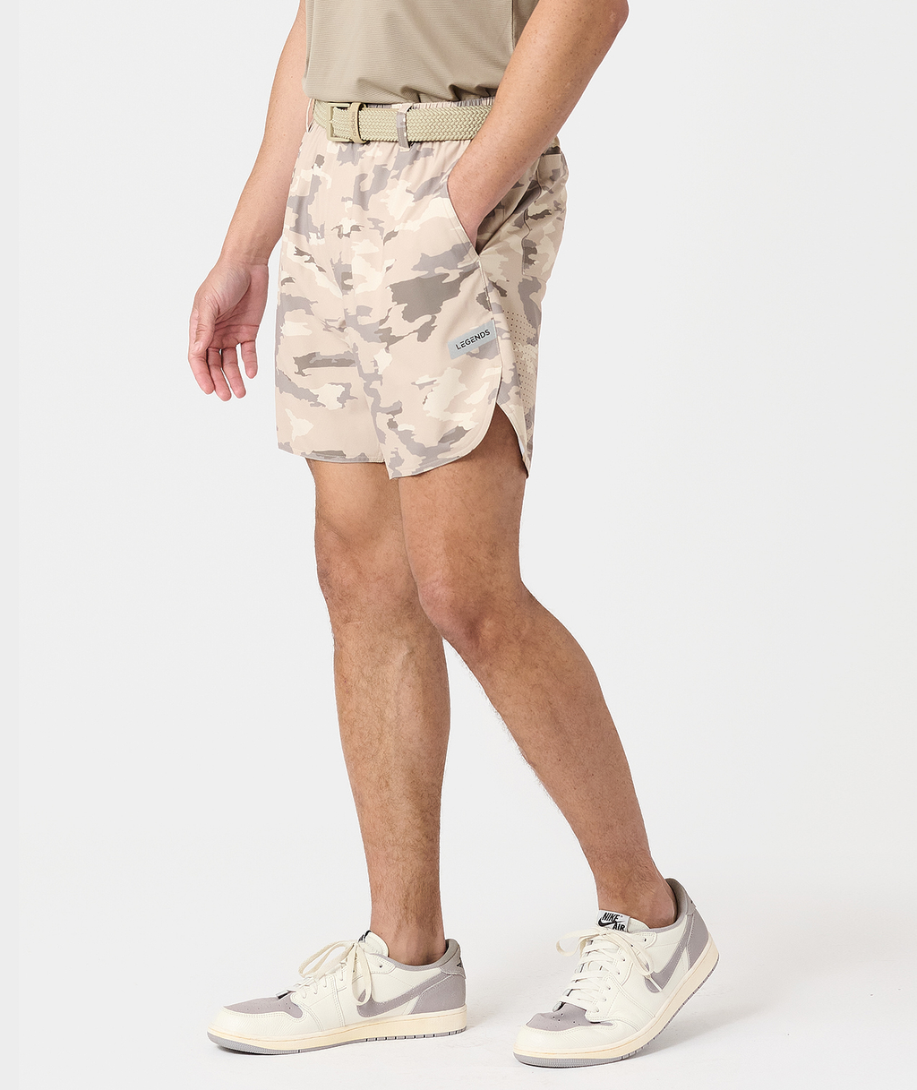 Luka Golf Short Taupe Camo - 3