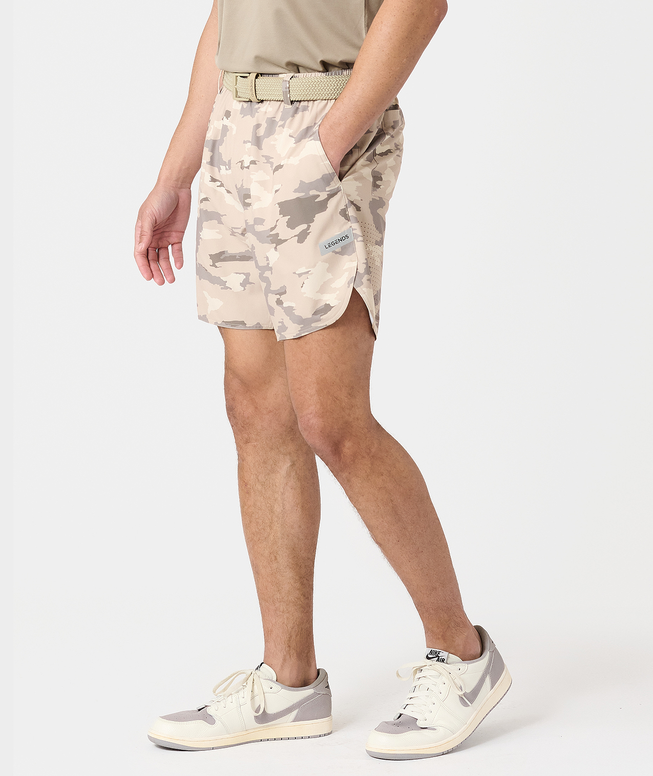 Luka Golf Short Taupe Camo - 3