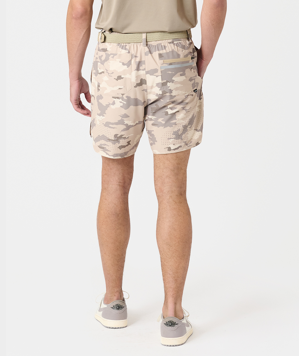 Luka Golf Short Taupe Camo - 4
