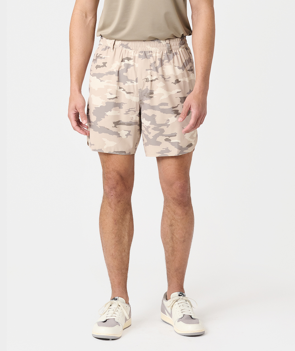 Luka Golf Short Taupe Camo - 5