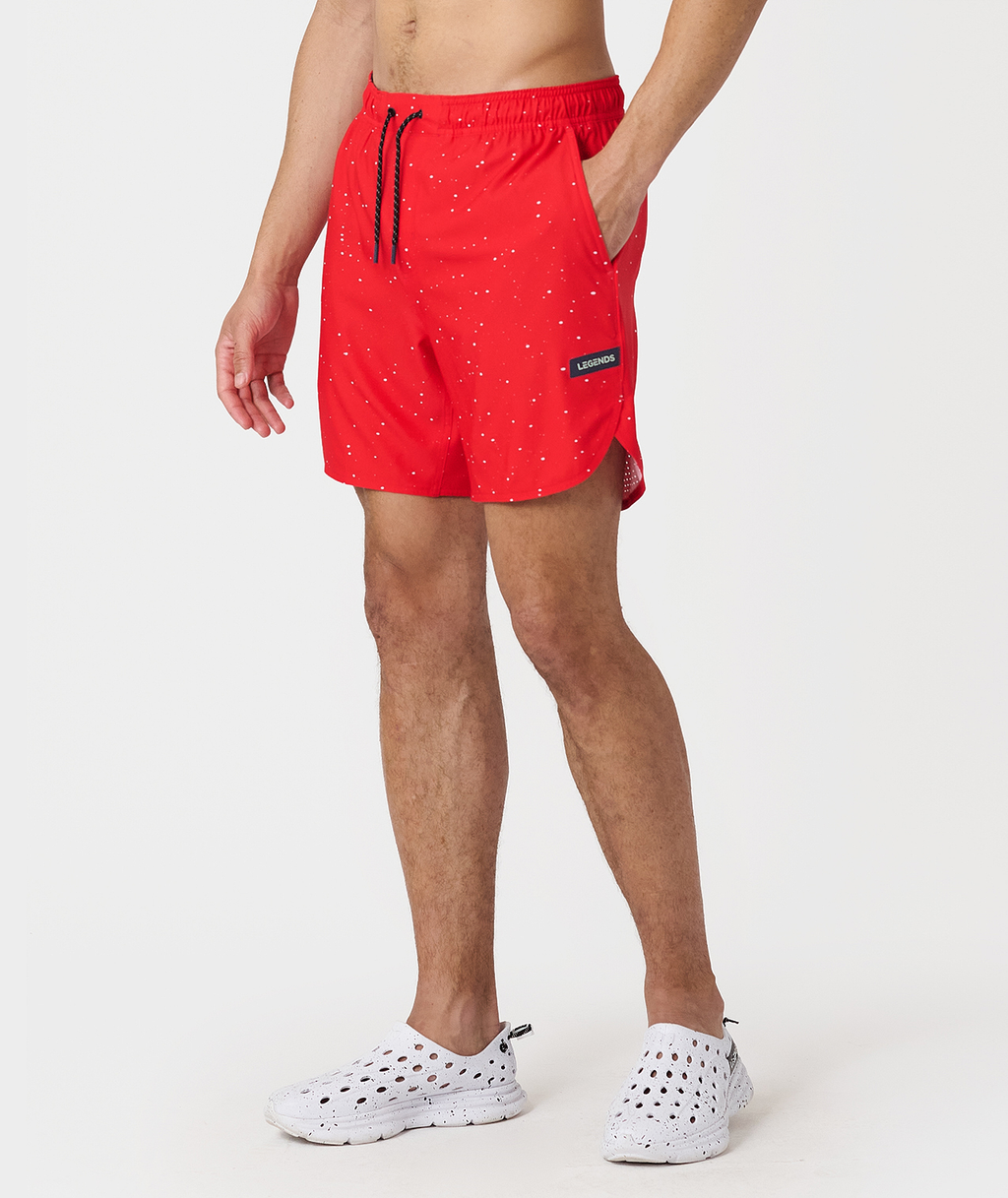 Luka Short Red Splatter - 2