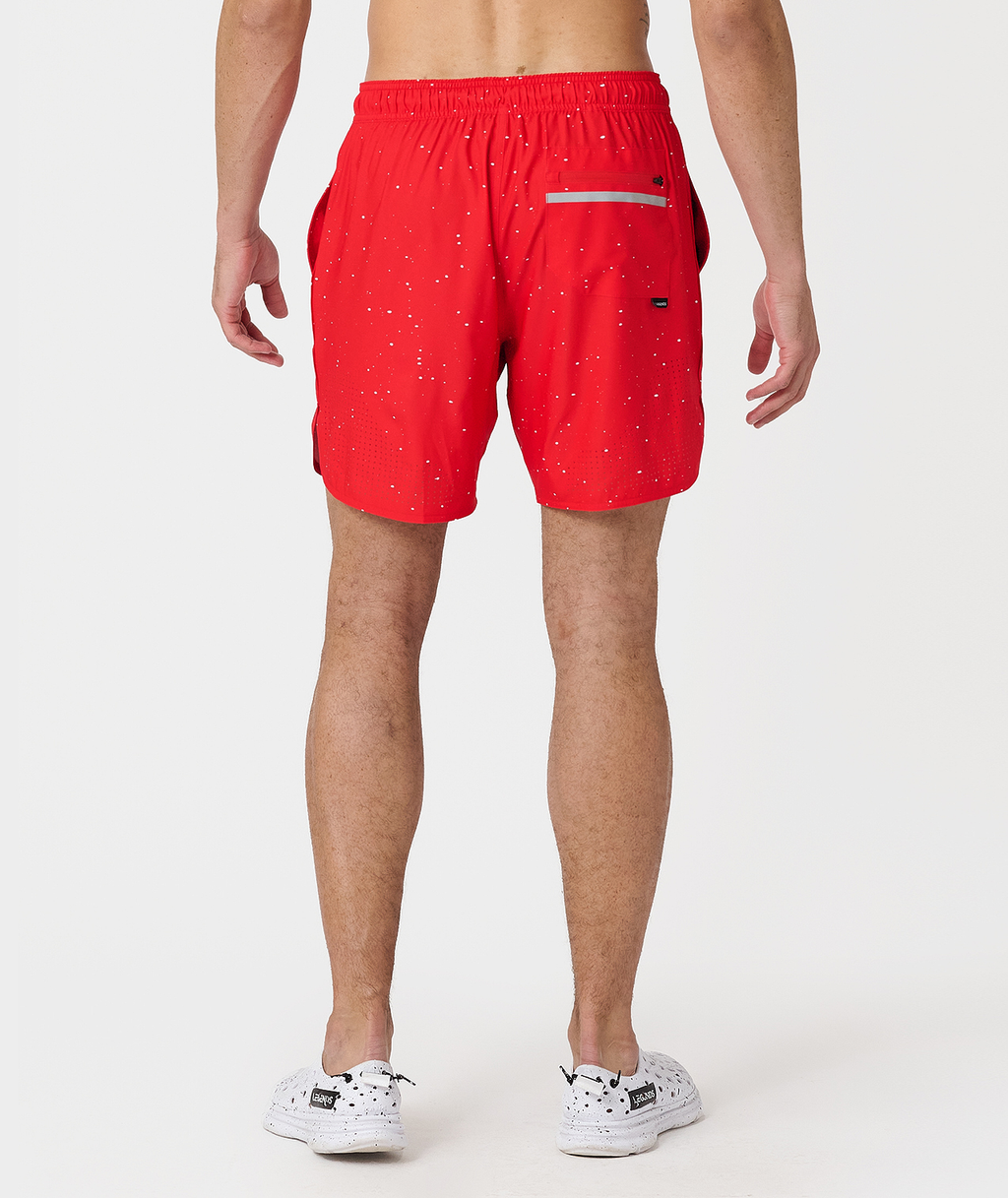 Luka Short Red Splatter - 3