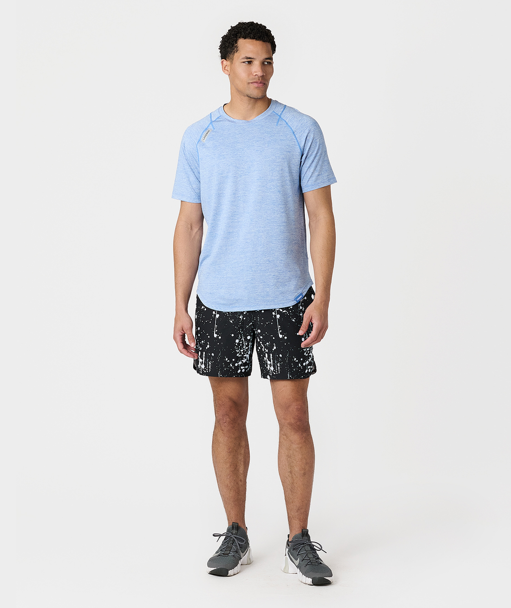 Luka Short Graffiti Drip Black - 7