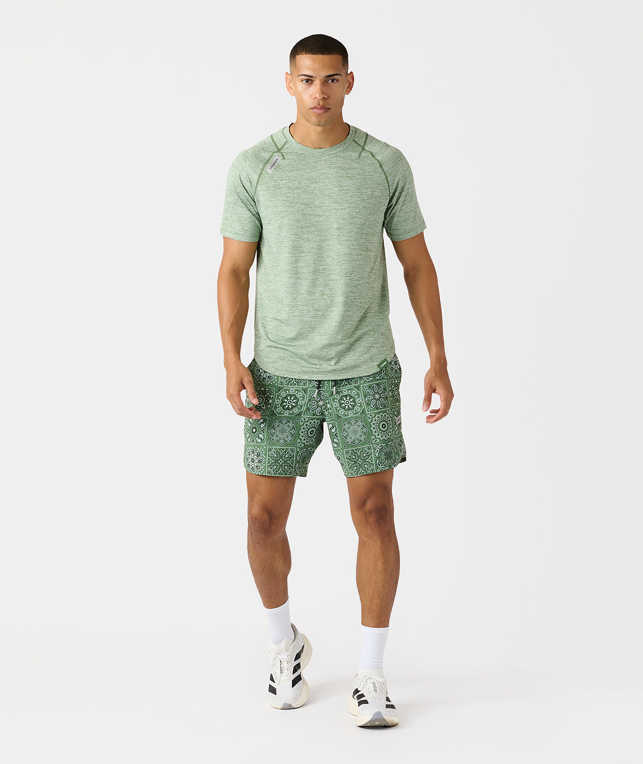Luka Short Paisley Tile Elm - 7