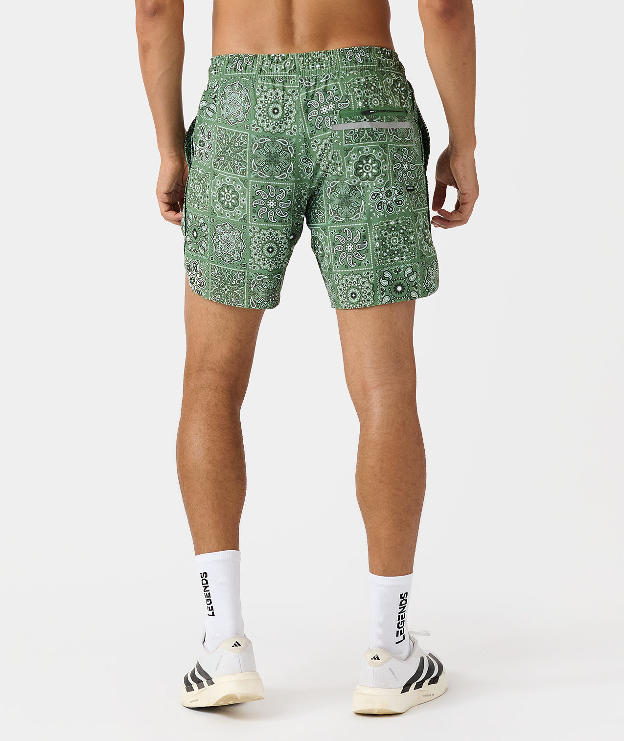 Luka Short Paisley Tile Elm - 3